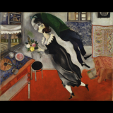 Marc Chagall - The Birthday wood Canvas Frame